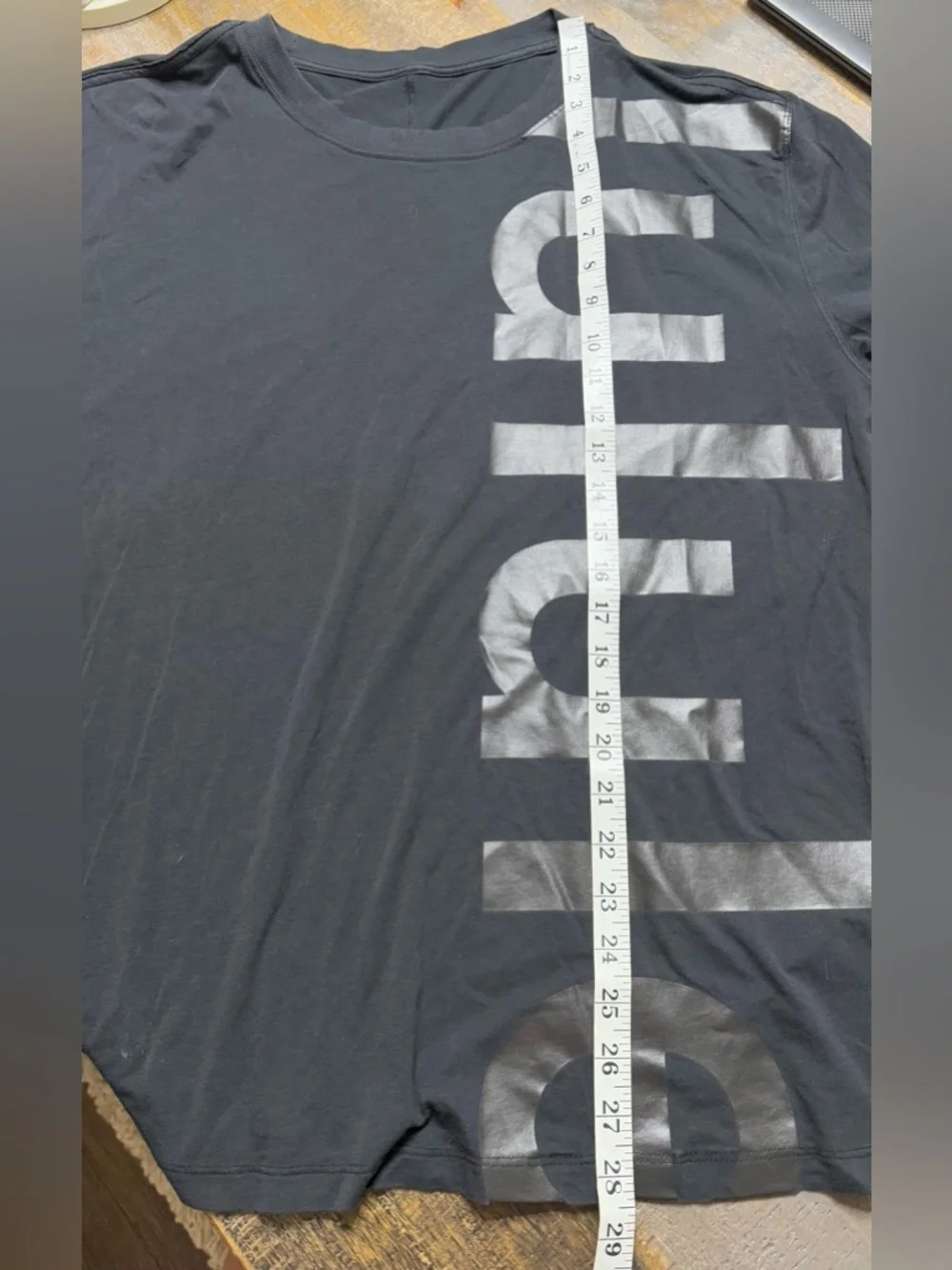 lululemon athletica Black Short Sleeve Logo Tee - Picture 9 of 9